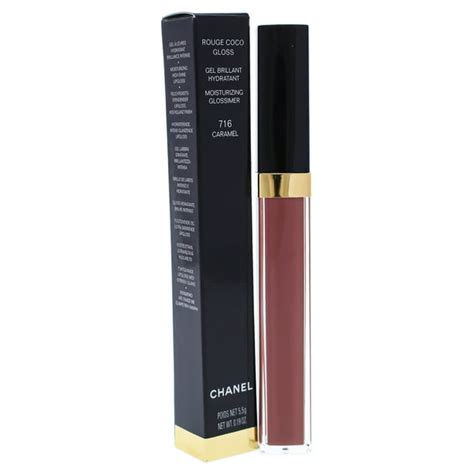 chanel lip gloss 716 caramel|chanel rouge coco review.